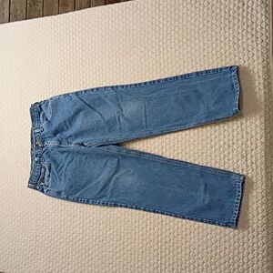 Carhartt Men's 32 X 29 Straight Relaxed Fit Blue Jeans ( Tag Size 34x30) B230